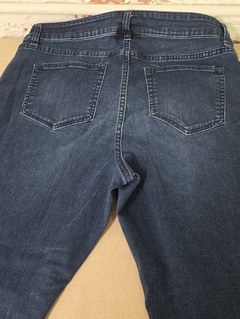 Venezia Dark Blue Skinny Jeans Size 16 - Picture 4 of 4